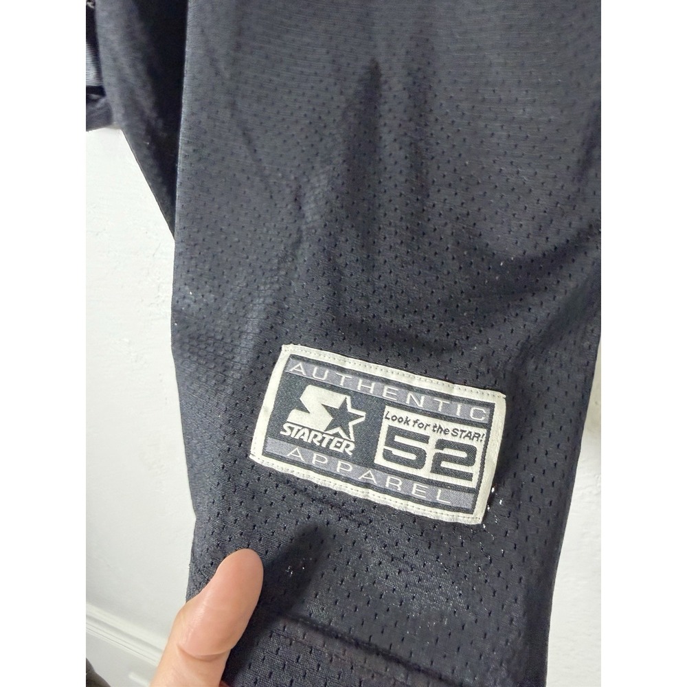 Vintage 90s Oakland Raiders Tim Brown Black Silver Football Jersey Mens 52 XL - Picture 3 of 9
